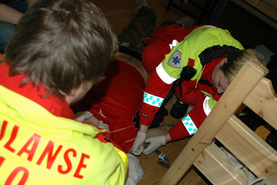 Fra en overdose i Oslo i 2010.