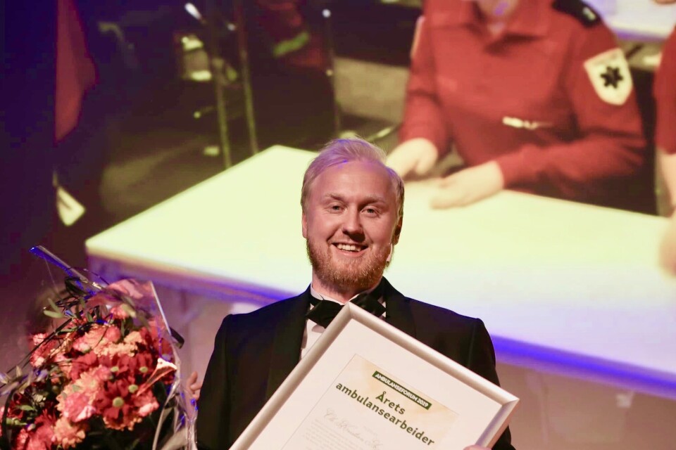 Årets ambulansearbeider 2019 er Ole Kristian Andreassen.