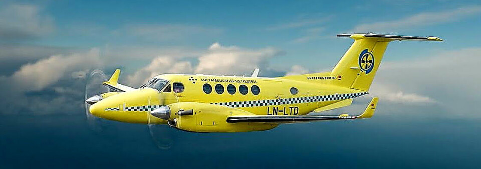Lufttransport sine fly er erstattet med Babcock sine. Her Lufttransport på vingene.