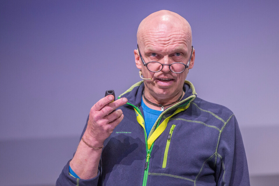 Dag Nedrejord holdt foredrag på Ambulanseforum 2016©Fredrik Naumann/Felix Features