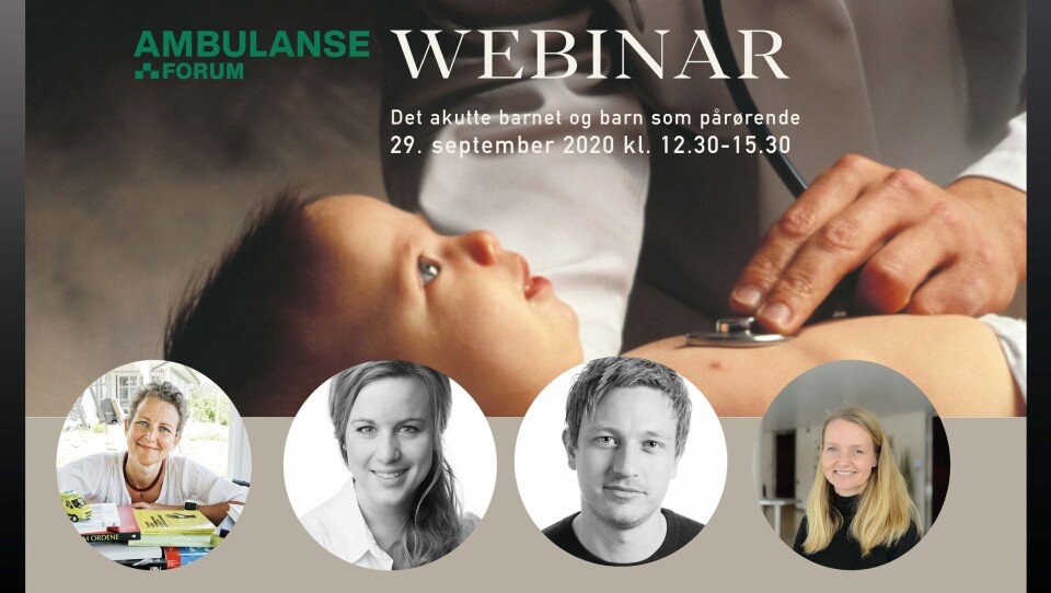 Alle webinarforedrag: Det akutte barnet