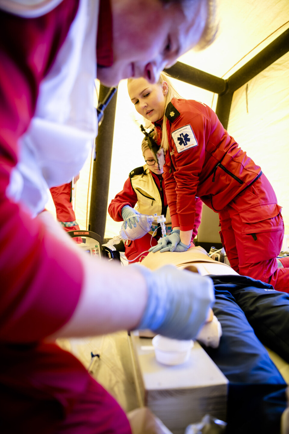 Team Stjørdal i aksjon.