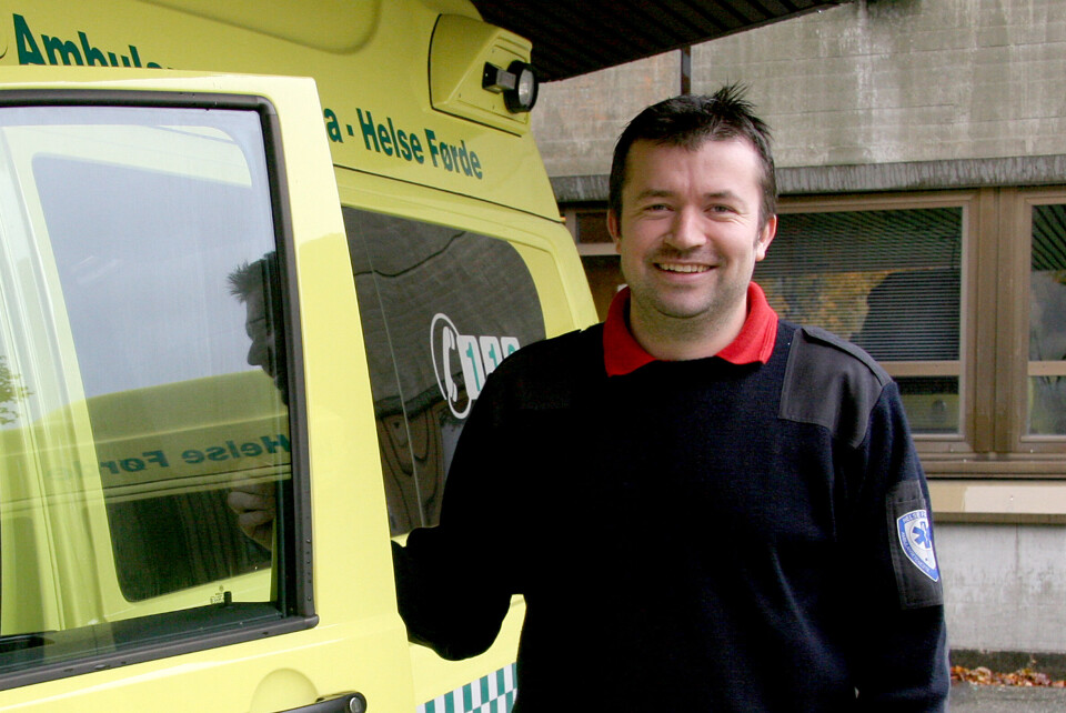 Stian Sægrov, ambulansesjefen i Helse Førde.