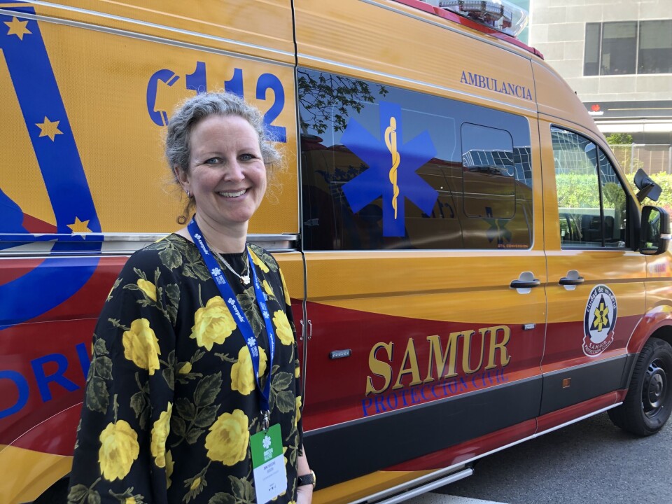 Anne Kristine Bergem, psykiater og forfatter, holdt flere foredrag og ledet noen sesjoner på EMS2019.