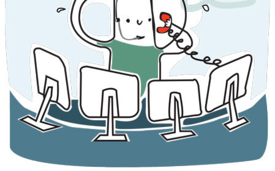 Felles nødsentraler? Illustrasjon: Elin Horn.