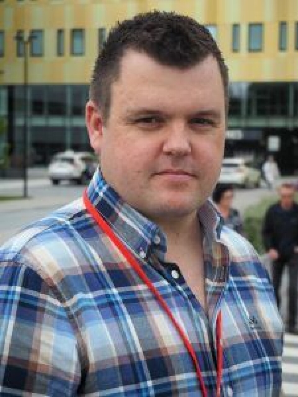 Marius Bjørndalen, foretakstillitsvalgt i Fagforbundet Sykehuset Østfold.