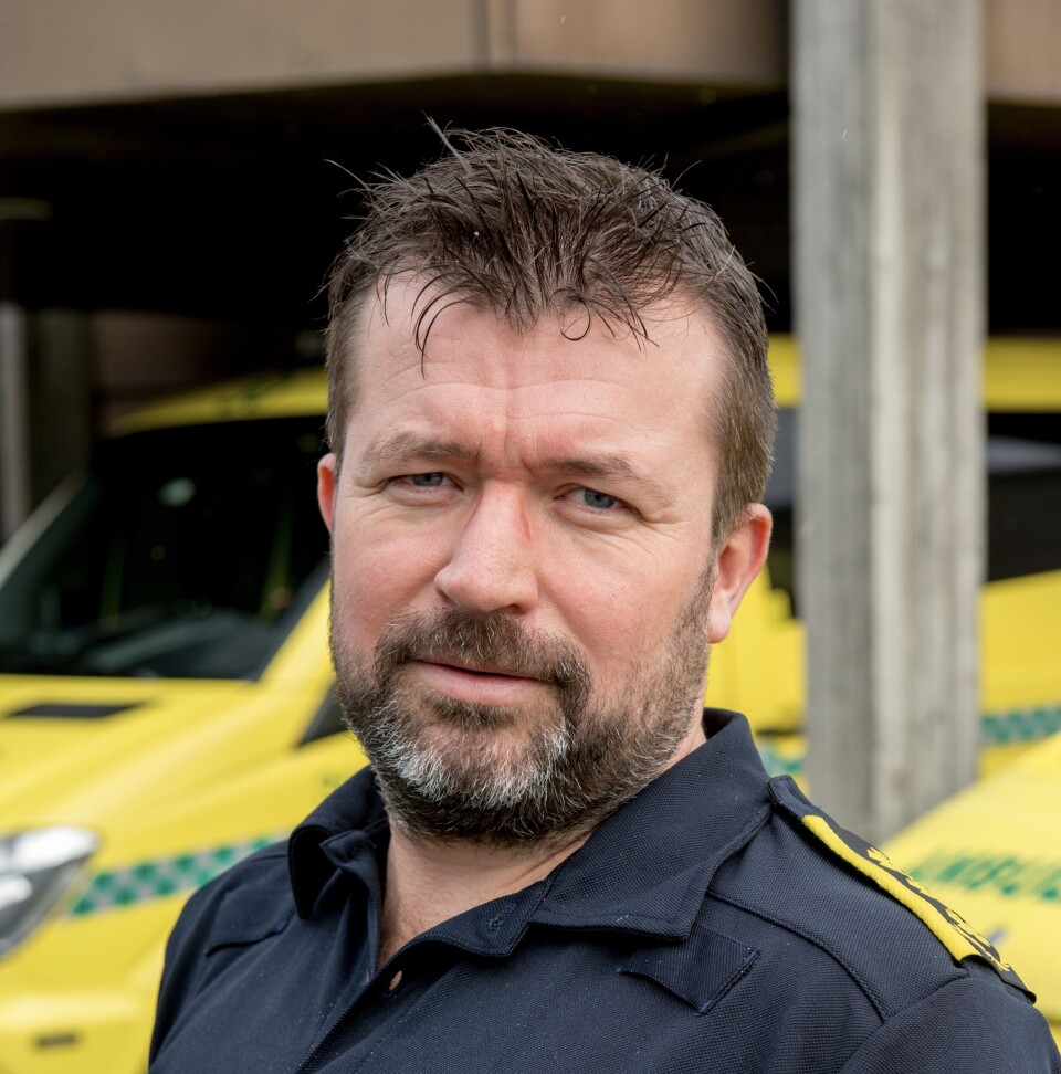 Stian Sægrov, ambulansesjef i Helse Førde.