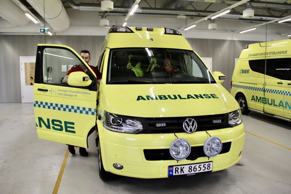 Ambulanse har fått oppdrag i Helse Stavanger. Illlustrajsonsfoto: Live Oftedahl (2017)