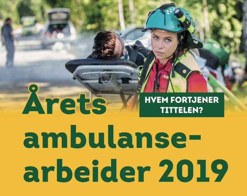 Årets ambulansearbeider.