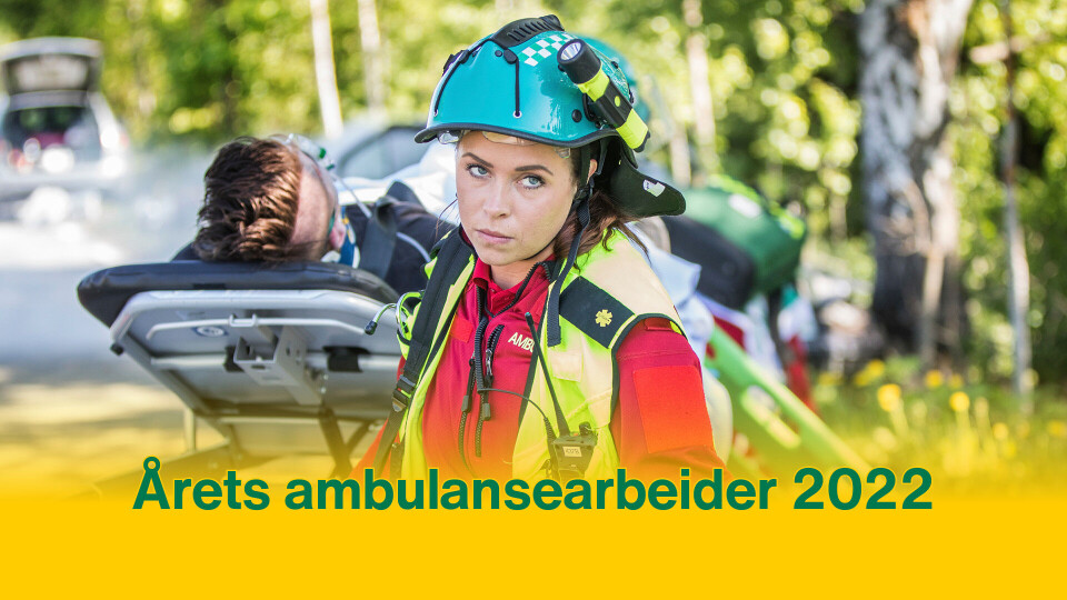Bilde til Årets ambulansearbeider 2022.