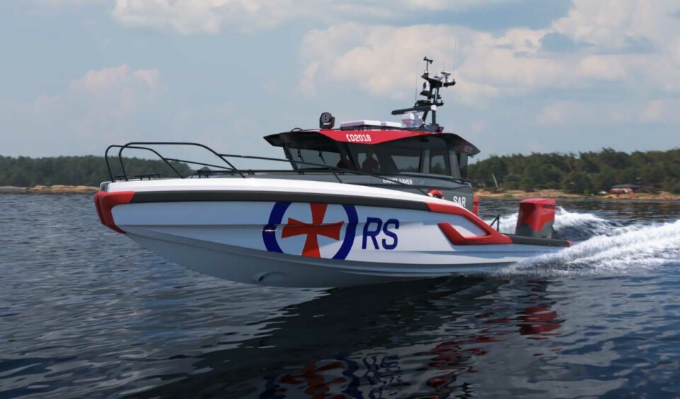 RS 175 er et skritt mot smartere teknologi og mer miljøvennlig fremdrift for Redningsselskapet. Illustrasjon: Redningsselskapet.
