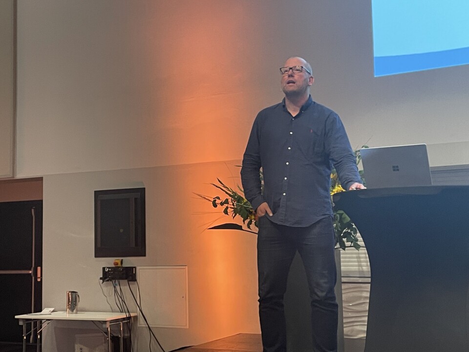 Knut Anders Brevig holdt foredraget 'Den akutte selvmordsfaren' på AmbulanseForums første dag.