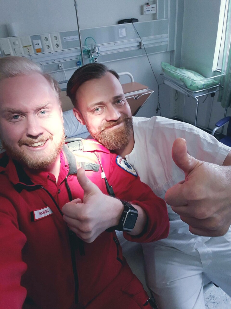 Fødselsoppdrag er krevende. Derfor tre podkast-episoder om dette: Ole Kristian Andreassen (t.v.) og Thorbjørn Brook Steen, overlege på Ullevål sykehus.