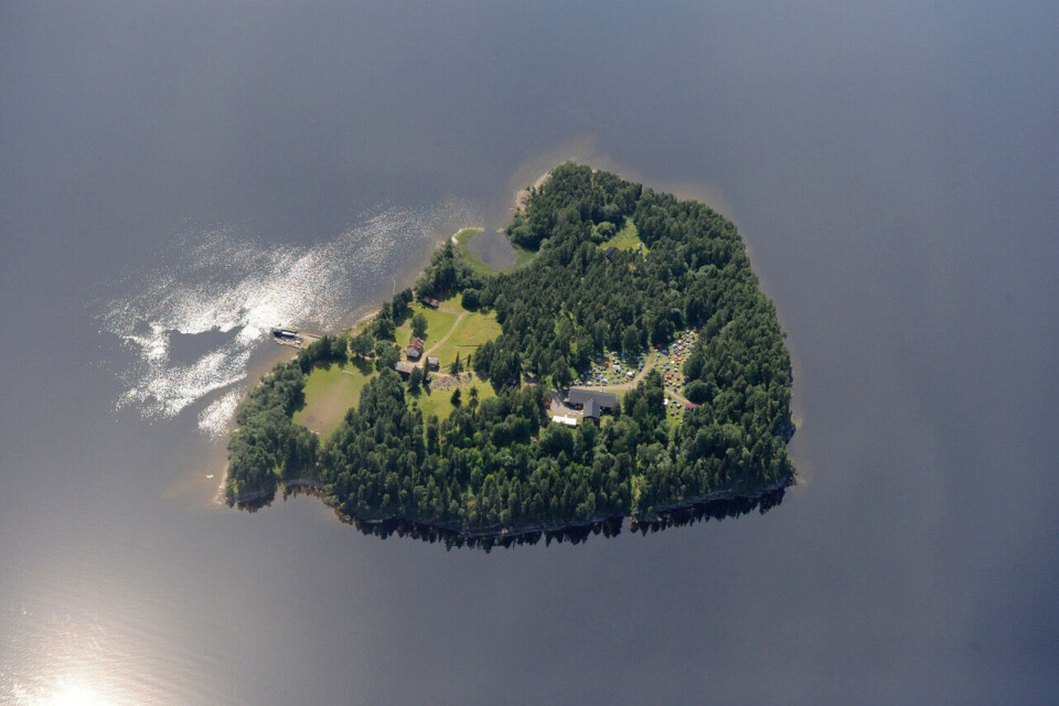 Utøya 21. juli 2011.