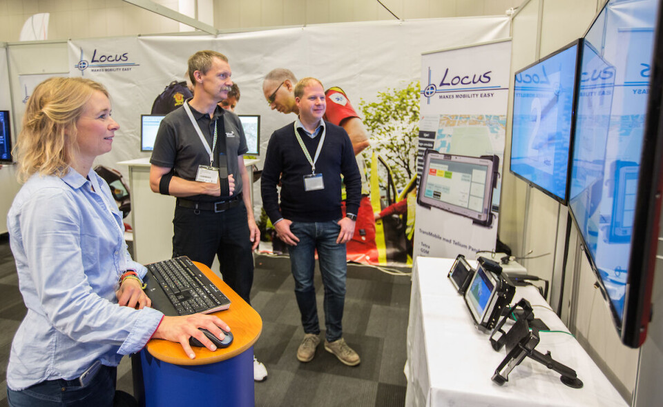 Locus sin stand på Ambulanseforum 2017
