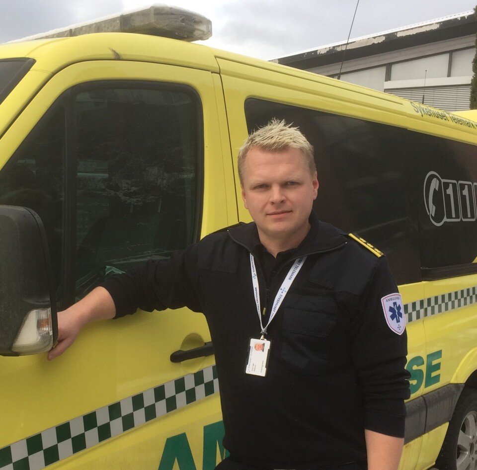 Knut Inge Brekke Skoland, ambulanseleder i Sykehuset Telemark.