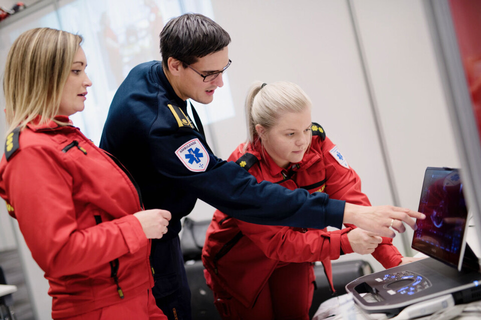 Infarktambulansen på Sørlandet sykehus i samarbeid med SNLA hadde både foredrag og workshop på AmbulanseForum 2018.