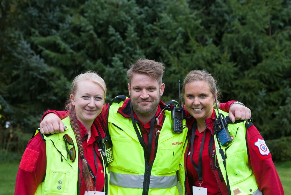 Team Hæljelaget samlet rett før konkurransestart.