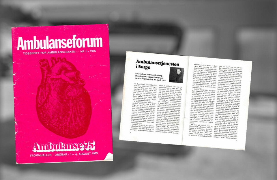 Artikkel fra Ambulanseforum 1975.