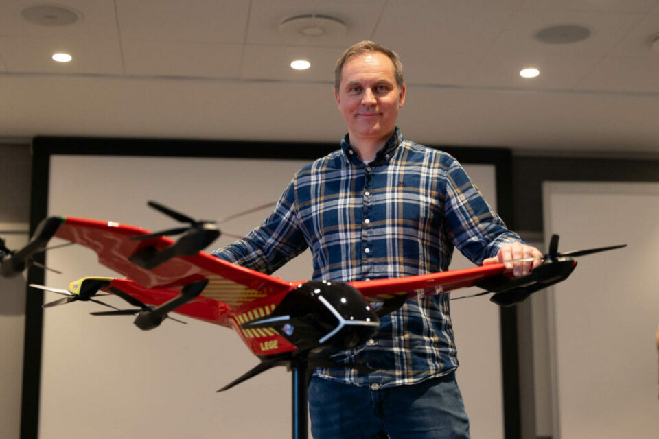 Harald Jøsendal i Stiftelsen Norsk Luftambulanse er prosjektleder for eVTOL i Norge. Foto: Jørn Finsrud.