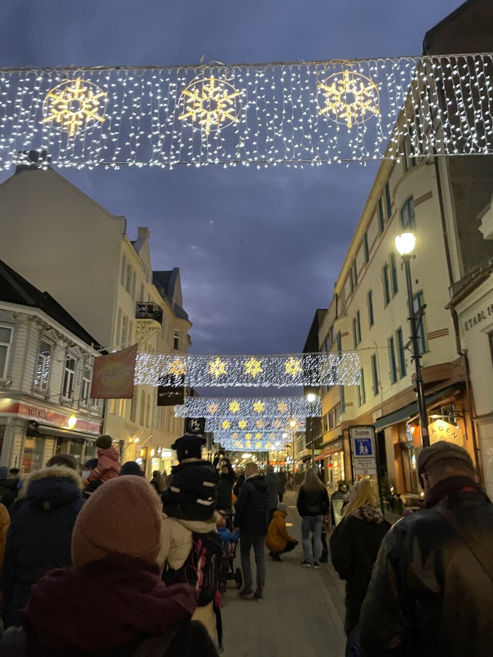 Julegrantenning i Trondheim 2021. Foto: Synne Mæle