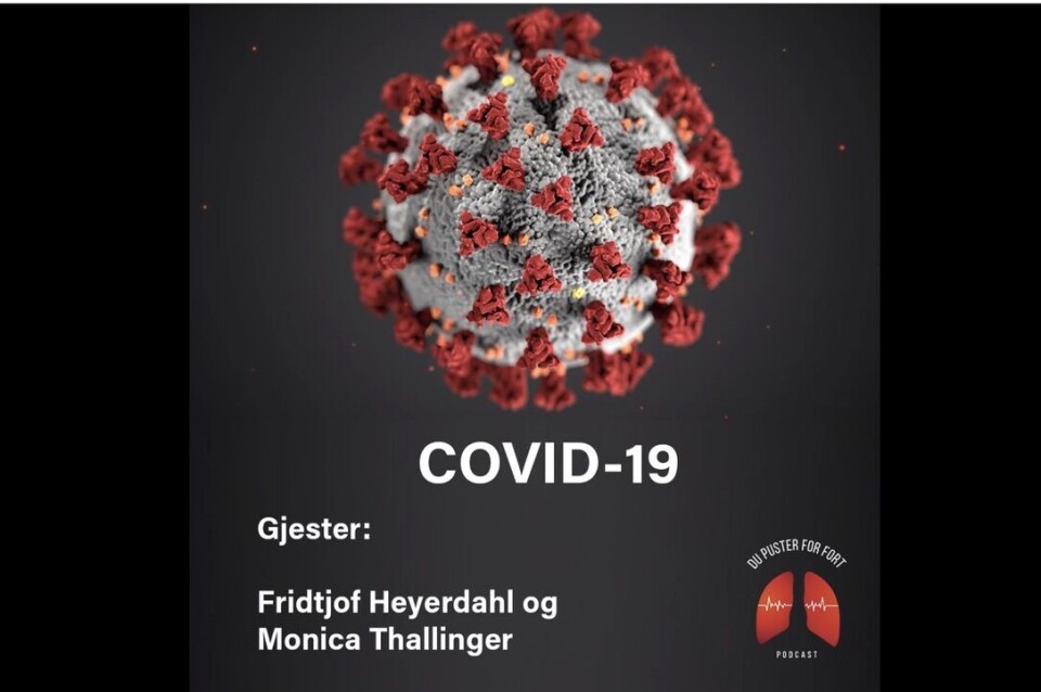 Du puster for fort om covid-19.