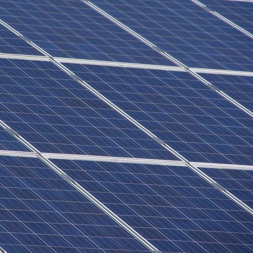 Solcellepanel.