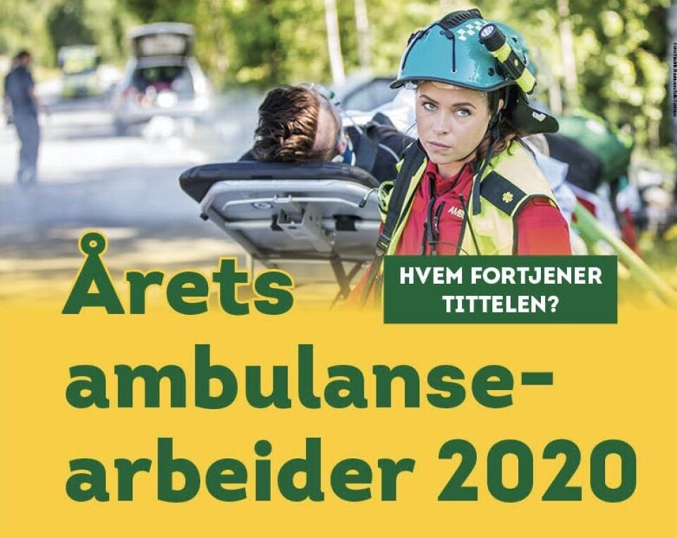Hvem blir Årets ambulansearbeider 2020?