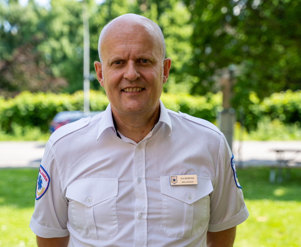 Ola Borstad er ambulansesjef ved Oslo Universsitetsykehus.