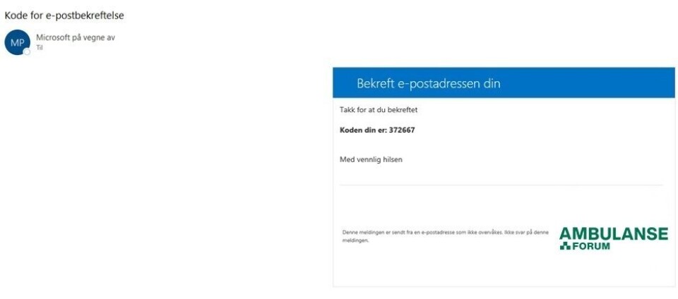 Ambulanseforum: Ny innlogging - slik går du fram