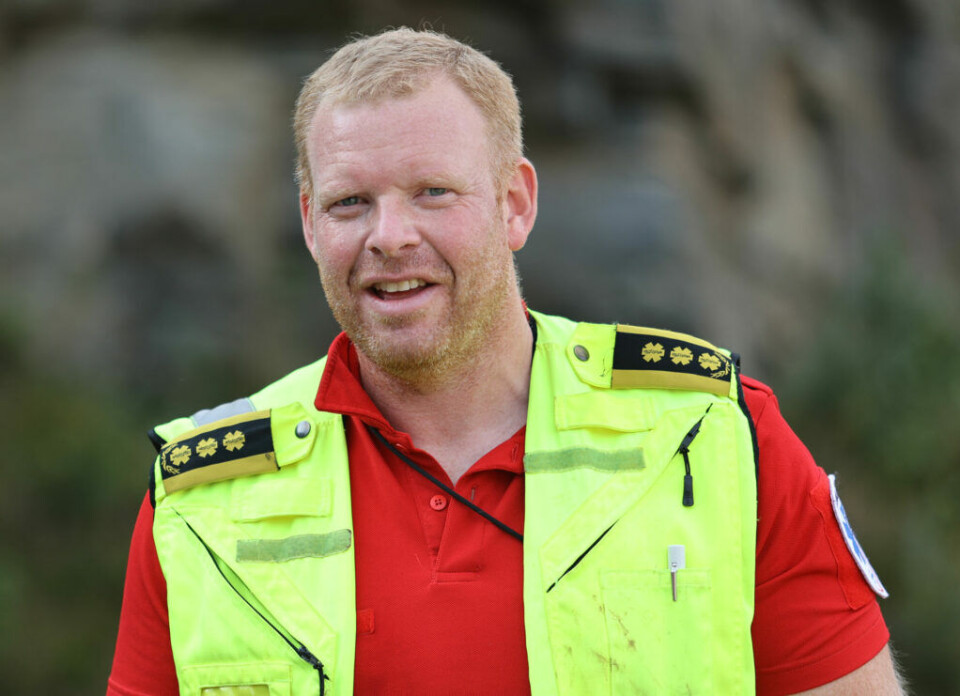 Avdelingssjef Martin Hauge for Sørlandet sykehus HF var også med på konkurransen. Foto: Jørn Finsrud