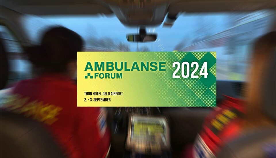 AmbulanseForum 2024 er fra 2. til 3. september. AmbulanseForum 2024 er fra 2. til 3. september.