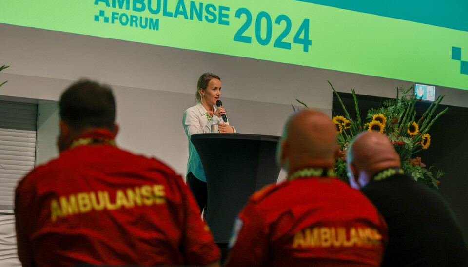 NY DAGLIG LEDER: Stine Marie Wilmann arrangerer AmbulanseForum 2024 som på alle måter har vært vellykket. Daglig leder Stine Marie Wilmann