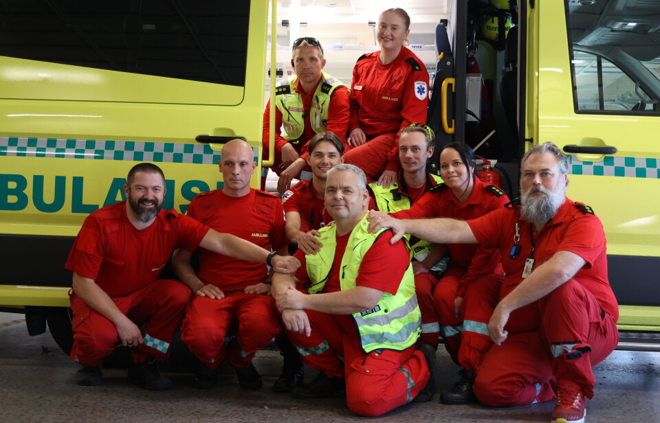 Kollegaene på ambulansestasjonen i Tønsberg har startet innsamlingsaksjon for Tore Nilsen.