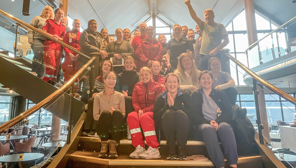 Ansatte fra ambulansetjenesten, hjemmesykepleien, sykehjem, legesenter, AMK og medisinsk klinikk ved Nordlandssykehuset møttes i Saltdal for felles kursdag.