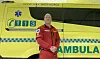 Jan Åge Østby foran ambulanse
