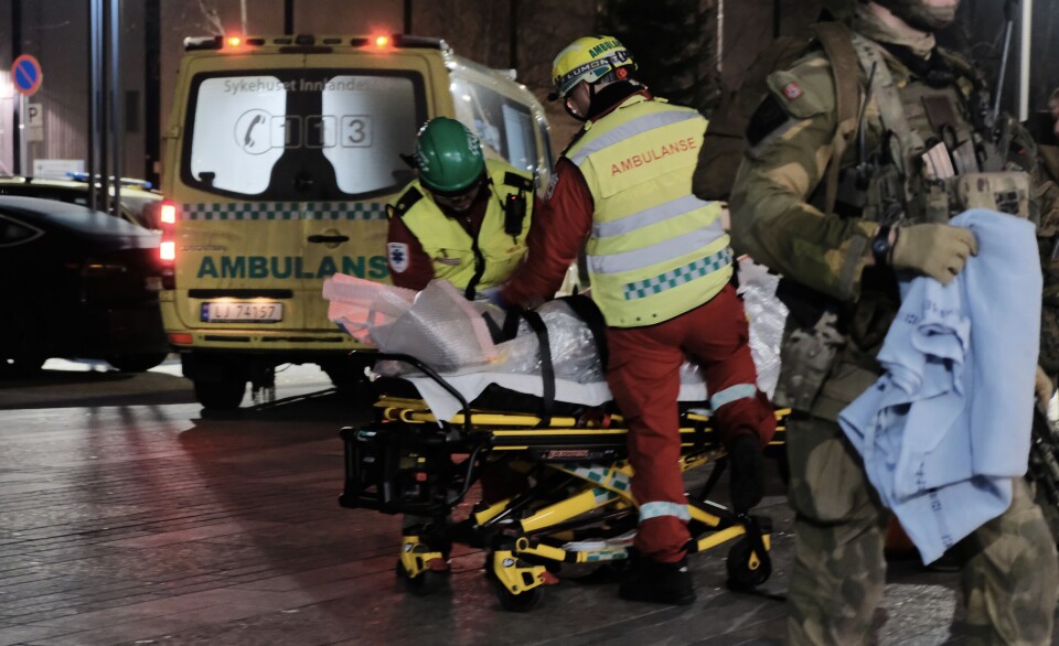 Samvirkeøvelse mellom ambulanse og Forsvaret