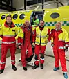 Mannskapet på flyambulansebasen i Alta.