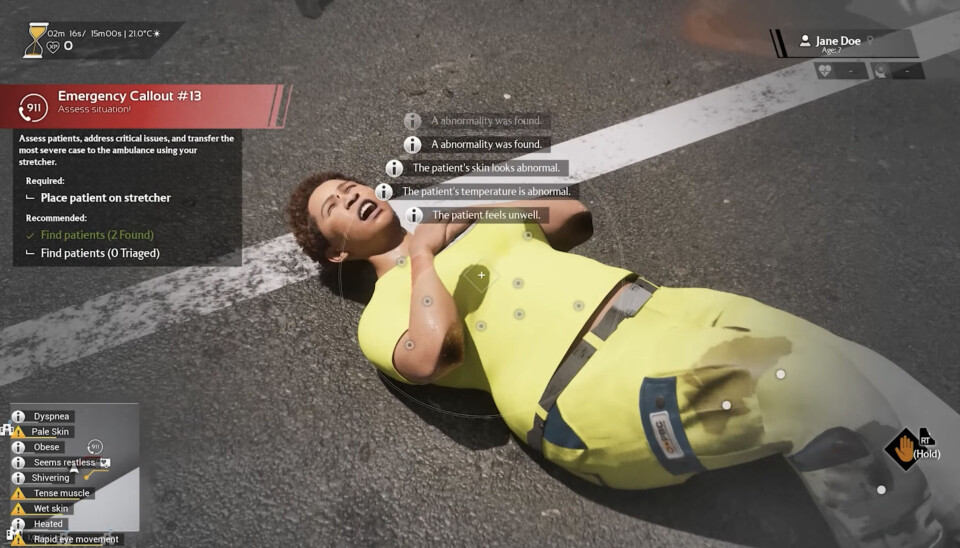 Ambulance Life: A Paramedic Simulator er et simulatorspill som har til hensikt å la spillere oppleve hverdagen i ambulansetjenesten.