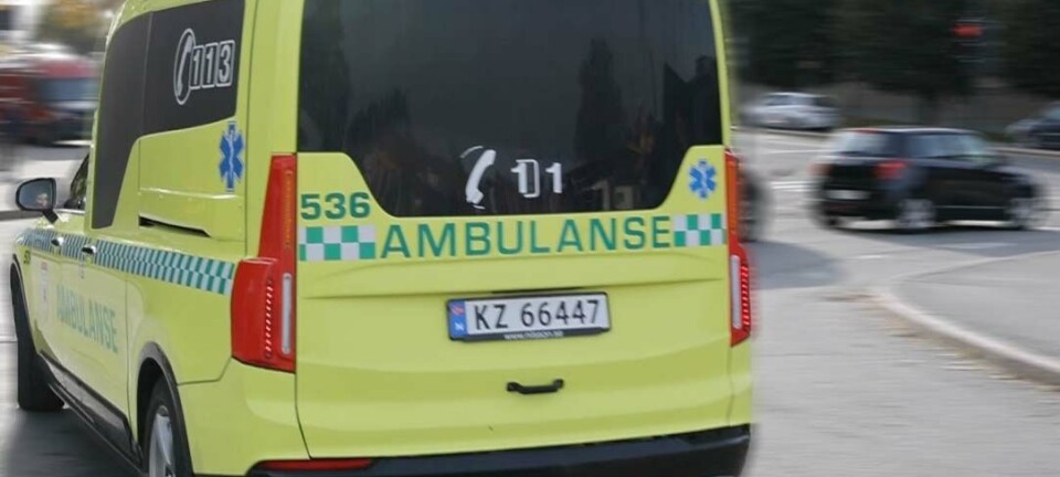 Ingen helseregioner når målene for responstid med ambulansebil