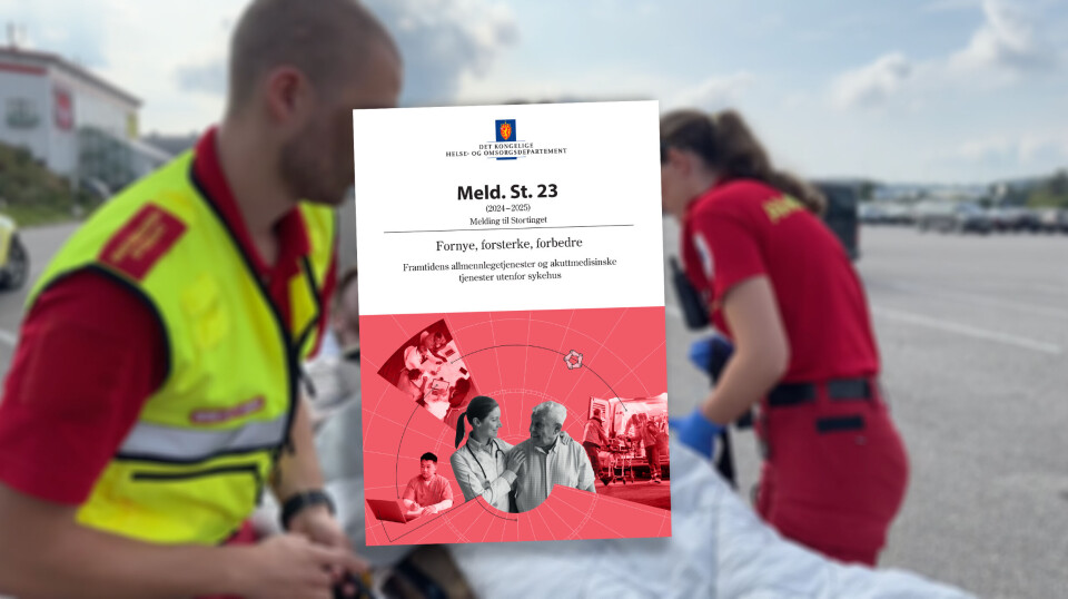 Vil styrke akuttkjeden – uten lovkrav om responstid