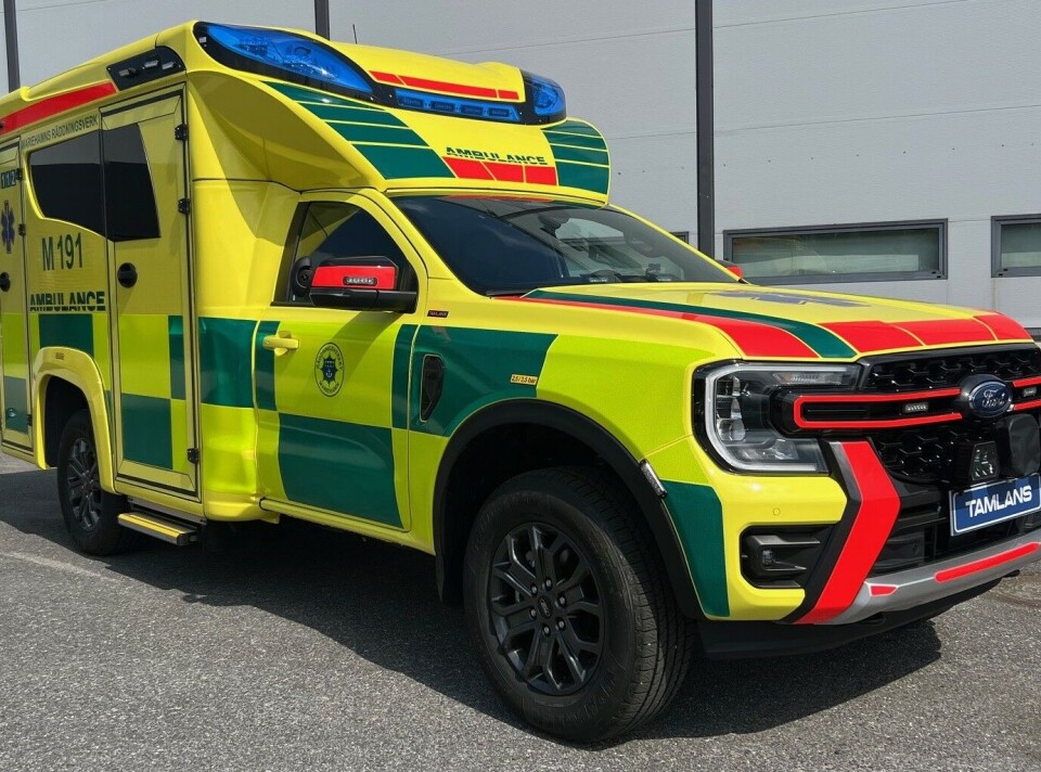 Emergency Ford Ranger 2025 kan bli rekordår for nye ambulanser – snart hundre levert