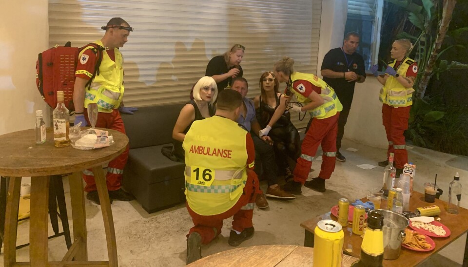 Ambulanselag fra Trøndelag konkurrerte på Kypros.
