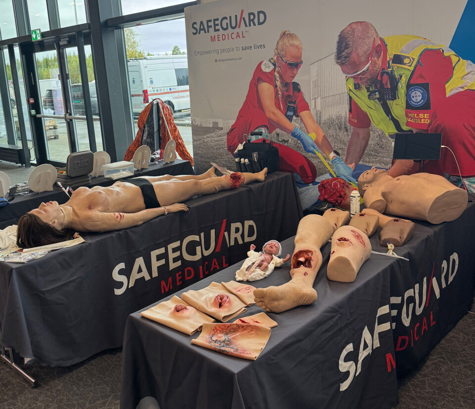 Fra utstillingen til Safeguard Medical.